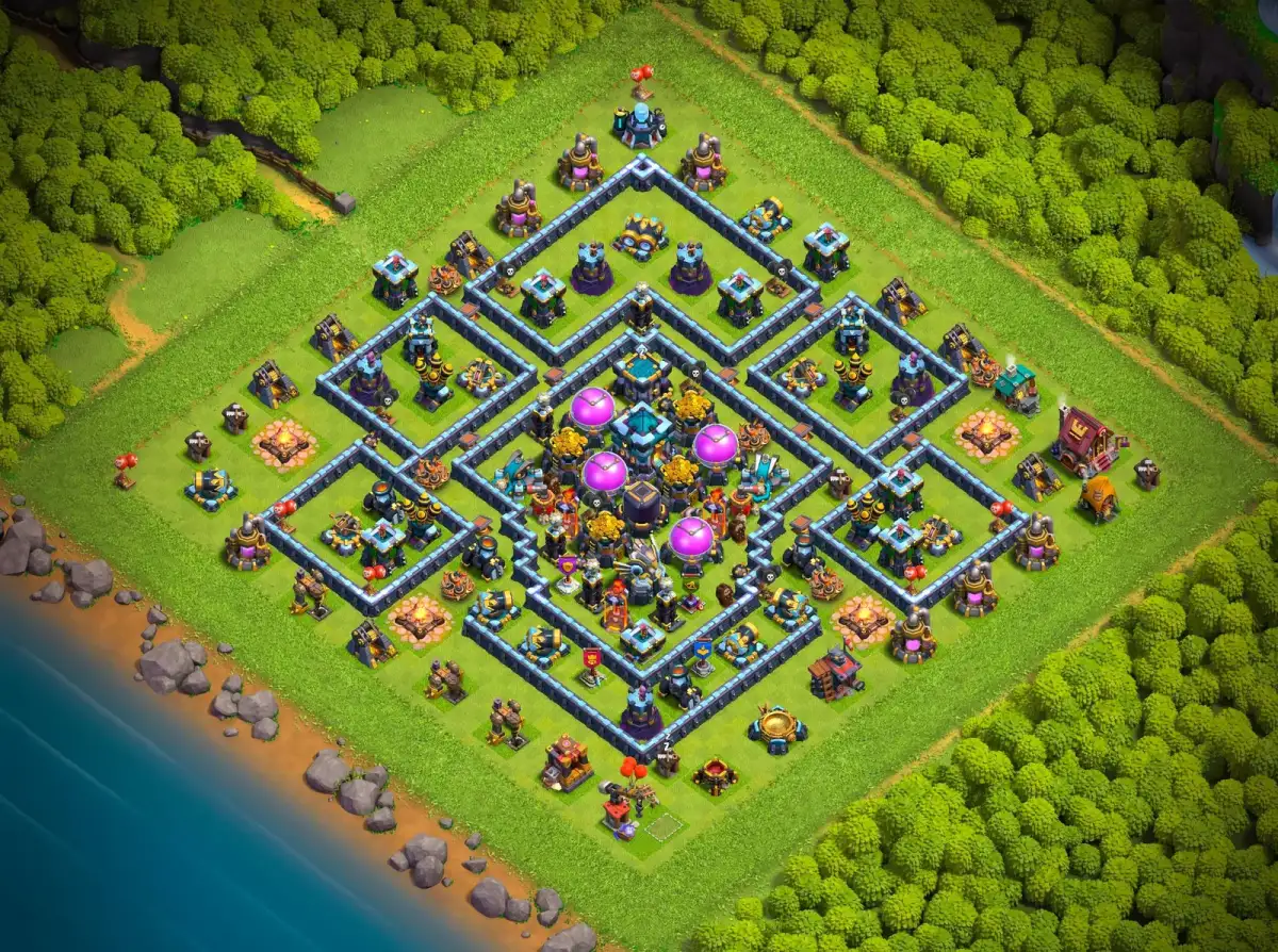 TH13 Farming Base Anti 3 Star Link for Clash of Clans