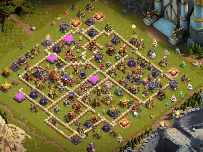 Layout TH16 Anti Everything War Base for Clash of Clans