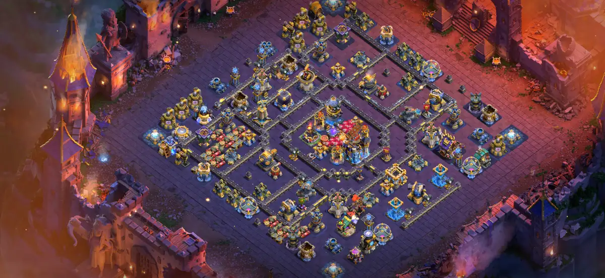 mega TH18 Legend League Anti 2 Star COC Base Layout