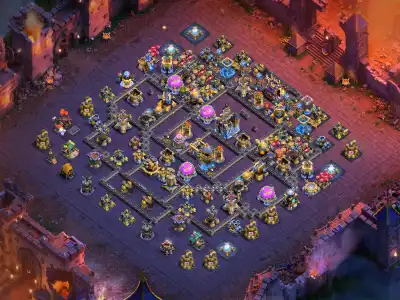 Layout TH18 War Base Anti 3 Star Layout for Clash of Clans