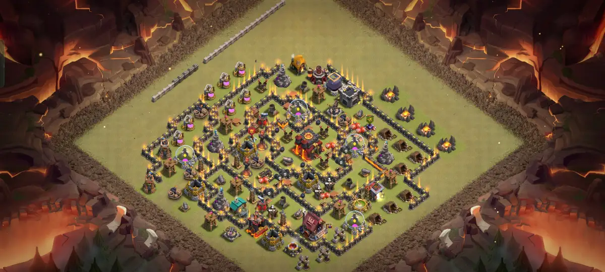 TH10 War Base Anti Air Anti Everything Copy Link