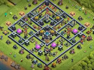 Trusted TH13 Farming Coc Layout | Anti Everything Storage Master