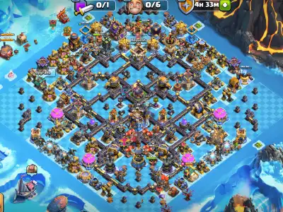 Layout Anti 3 star TH18 War Base Latest 2026 Layout