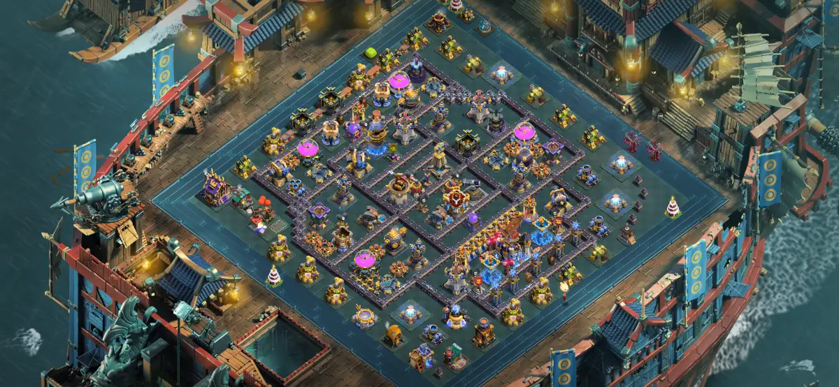 TH18 War Base Anti 2 Star Hybrid Layout for Clash of Clans
