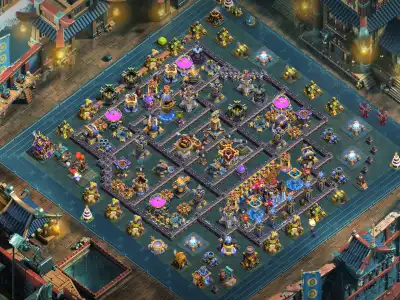 Layout TH18 War Base Anti 2 Star Hybrid Layout for Clash of Clans