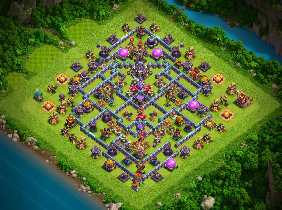 TH15 Legend League Base Layout for Clash of Clans Defense