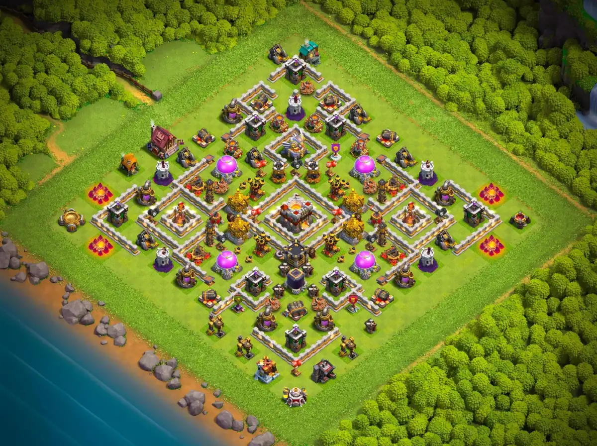TH11 Farming Base Copy Link | Safe Loot Clash of Clans