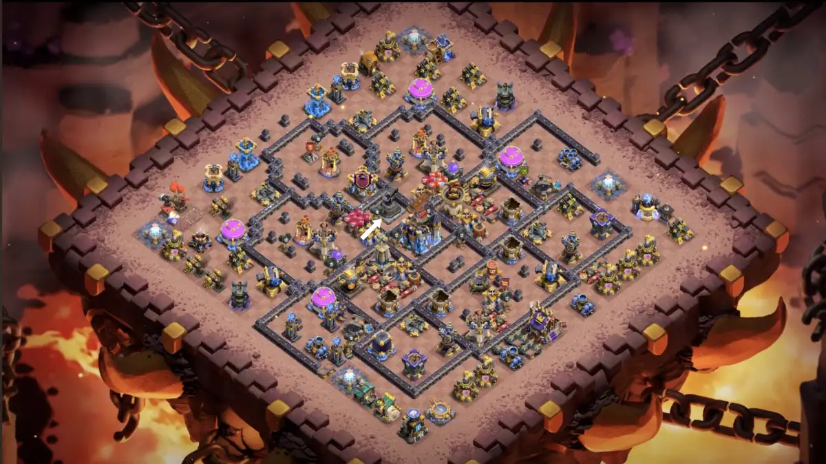 TH18 War Base for CoC Anti 3 Stars | war badr Copy Link