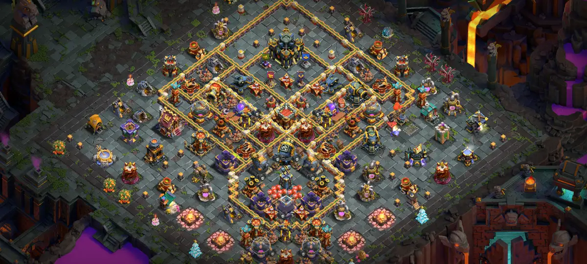 CWL TH17 War Base with Anti 2 Star, Anti E-Dragon Core 2026