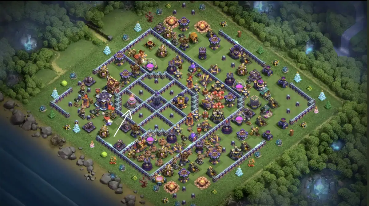 TH15 War Badr Anti 3 Star Base on Clash of Clans