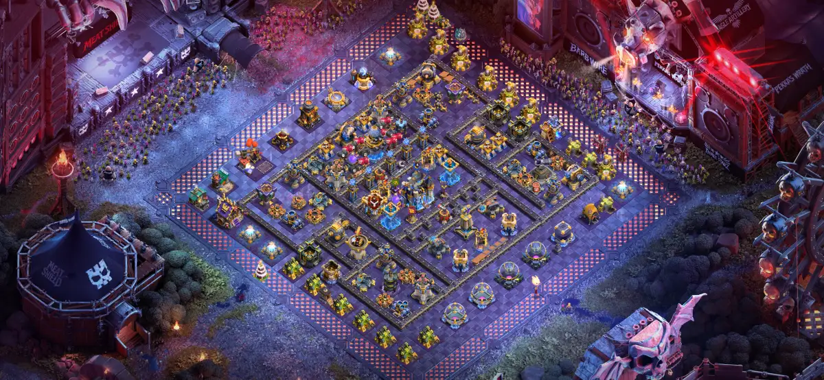 TH18 War Base Anti 3 Star for Electro Dragon and Legends