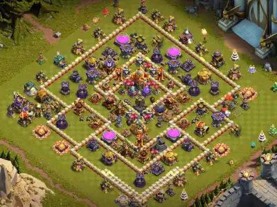 Layout TH16 Farming Base Anti 2 Star Layout for Clash of Clans
