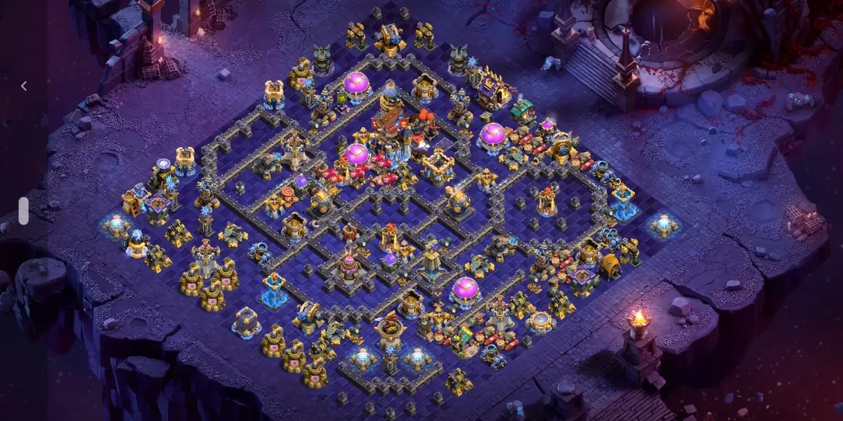 TH18 Legend League Base with Centralized Town Hall