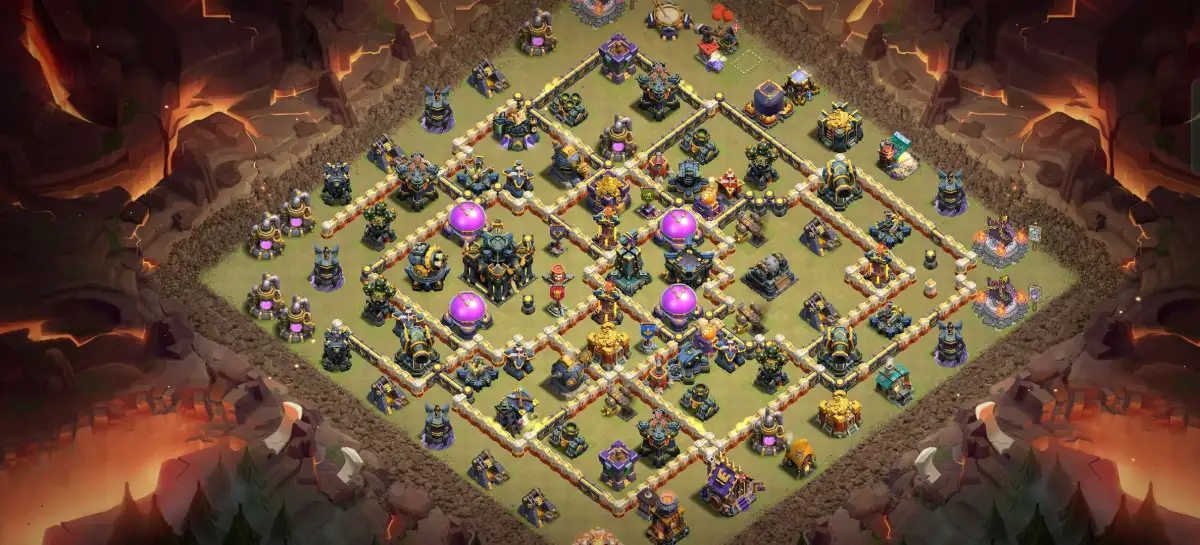 TH17 War Base Copy Link for Clash of Clans Anti 2 Star