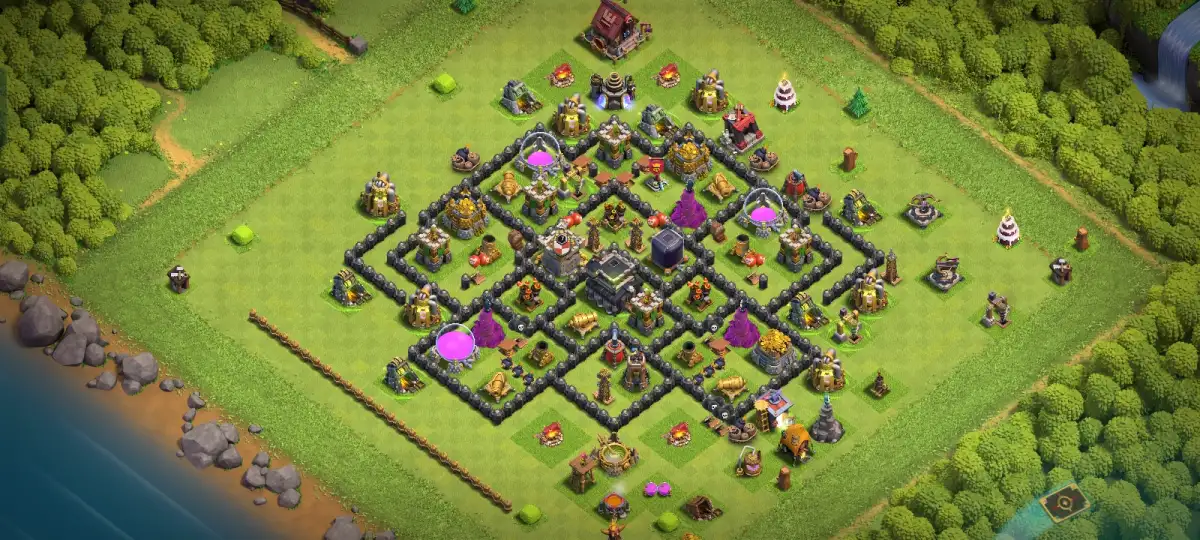 TH9 Anti 3 Star War Base | Clash of Clans Bases