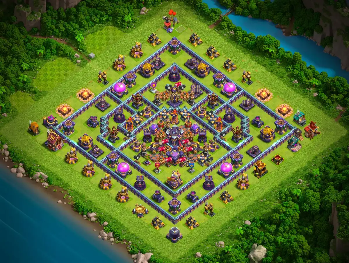 TH15 Legend League Base Layout for Clash of Clans Defense