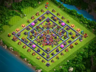 Layout TH15 Legend League Base Layout for Clash of Clans Defense