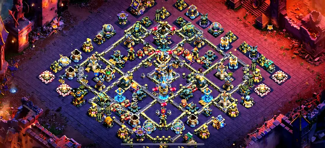 Layout Smartest TH18 War Coc Layout | Anti Purple Magic CWL 2026
