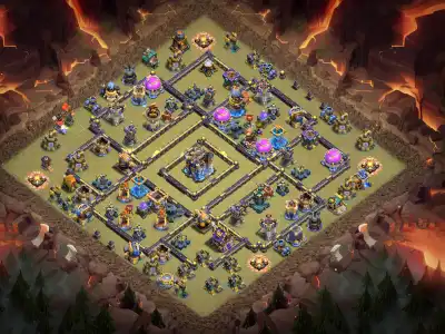 Layout TH18 Anti 2 Star Legend League Base Layout with Copy Link