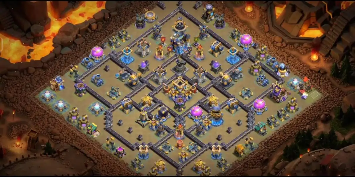 TH18 War Badr Hybrid Base for Anti 2 Star Defense