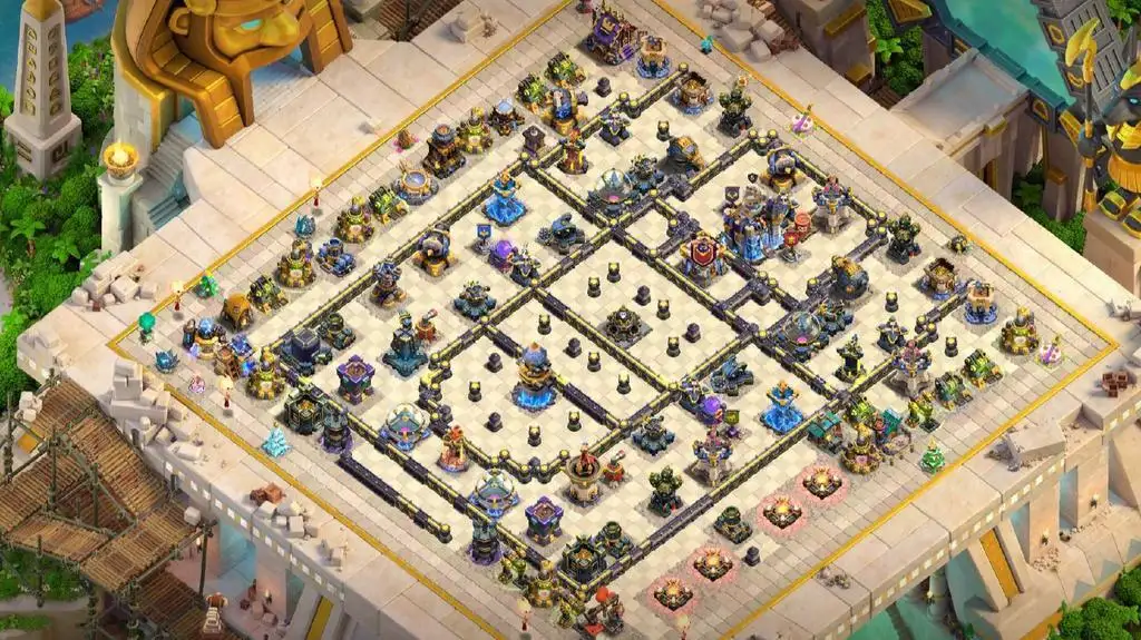 Layout TH18 War Coc Layout | مخططات صراع العشائر