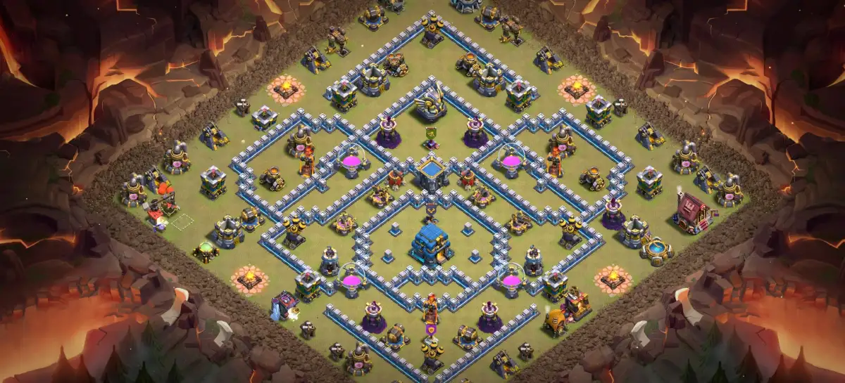 TH12 War Badr Clash of Clans Anti Everything Base