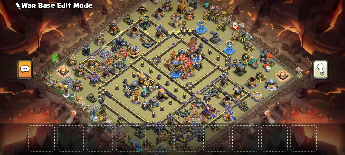 TH18 War Base Layout for Clash of Clans | Legend Hybrid