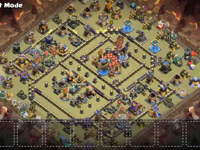 Layout TH18 War Base Layout for Clash of Clans | Legend Hybrid