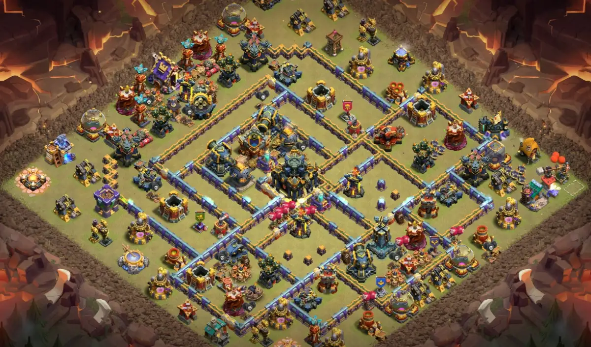 Best TH17 War Hybrid Base with Anti 2 star 2026
