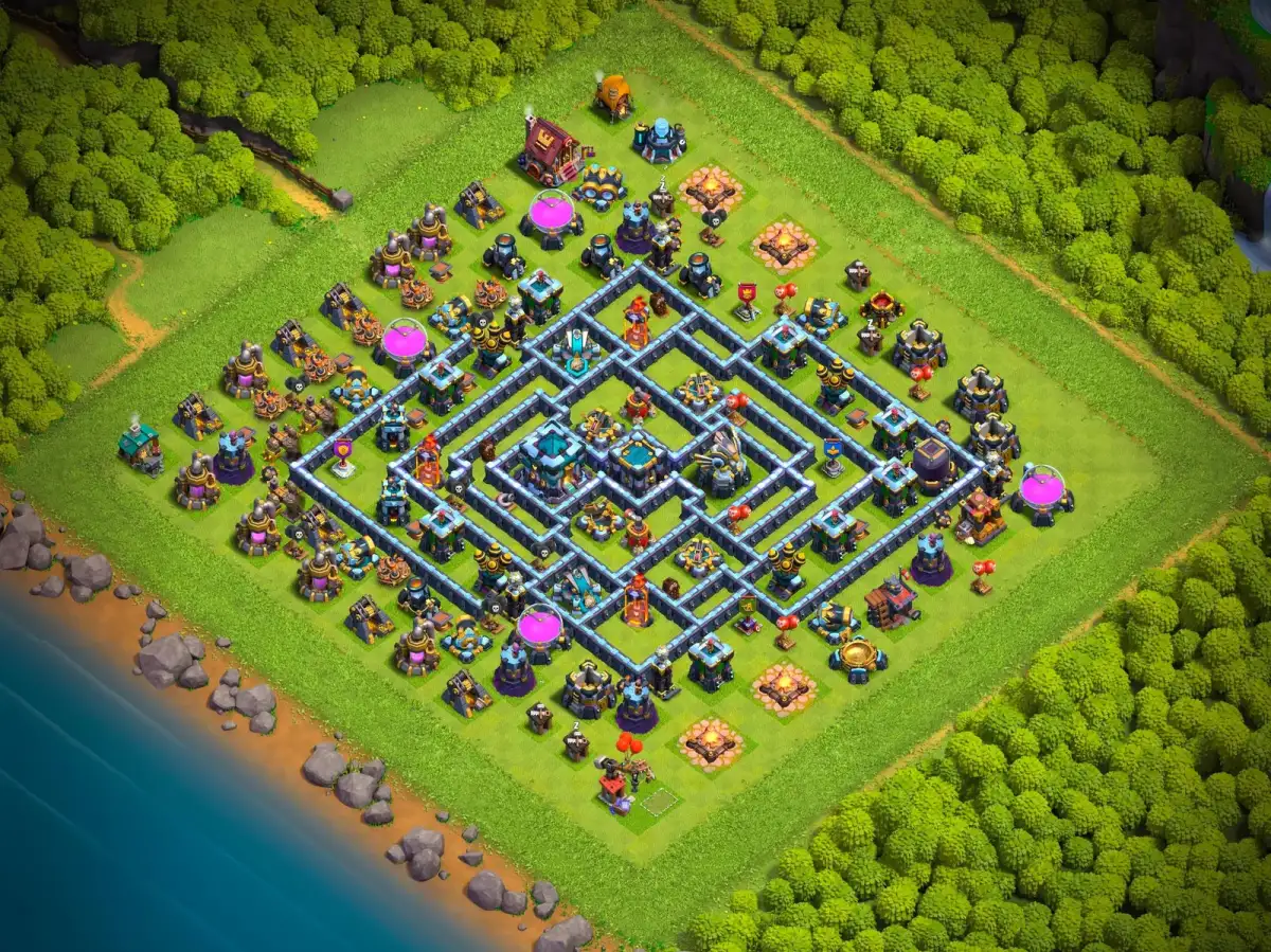 TH13 Anti 3 Star Legend Base for Clash of Clans