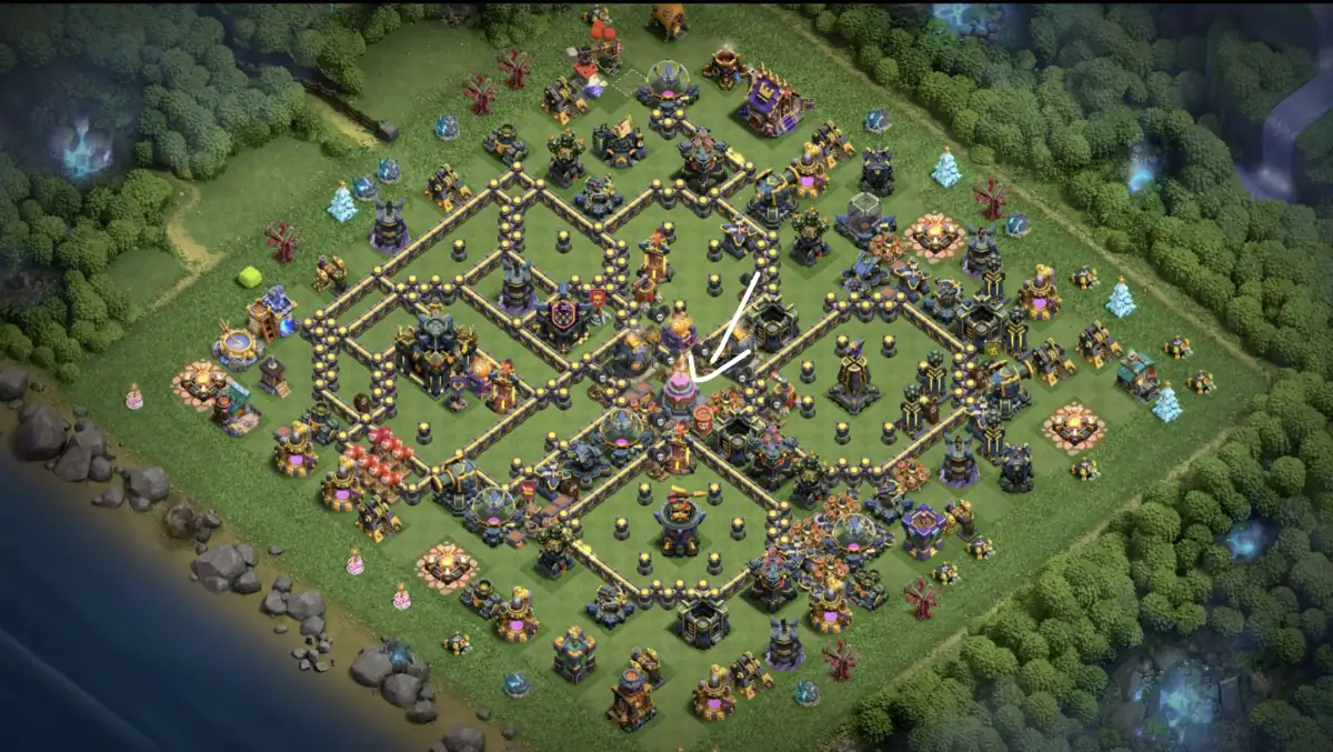 TH17 War Base Anti 3 Star | clash of clans war badr