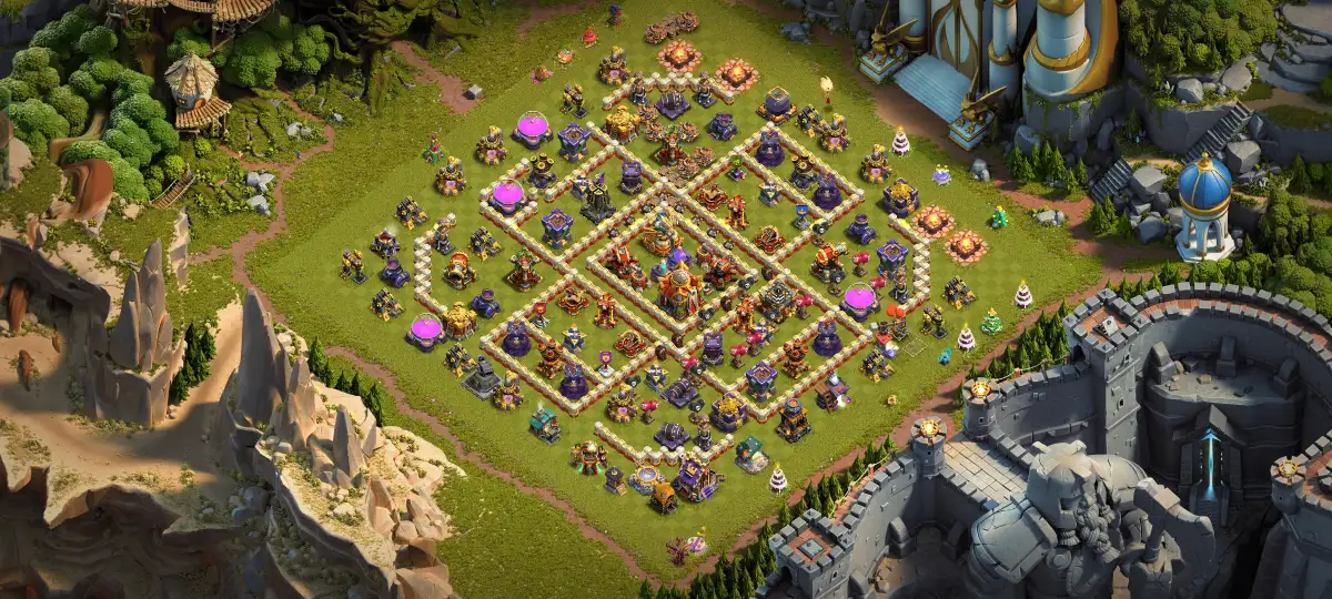 TH16 Anti Electro Dragon Base Layout for Clash of Clans
