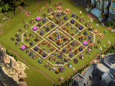 Layout TH16 Anti Electro Dragon Base Layout for Clash of Clans