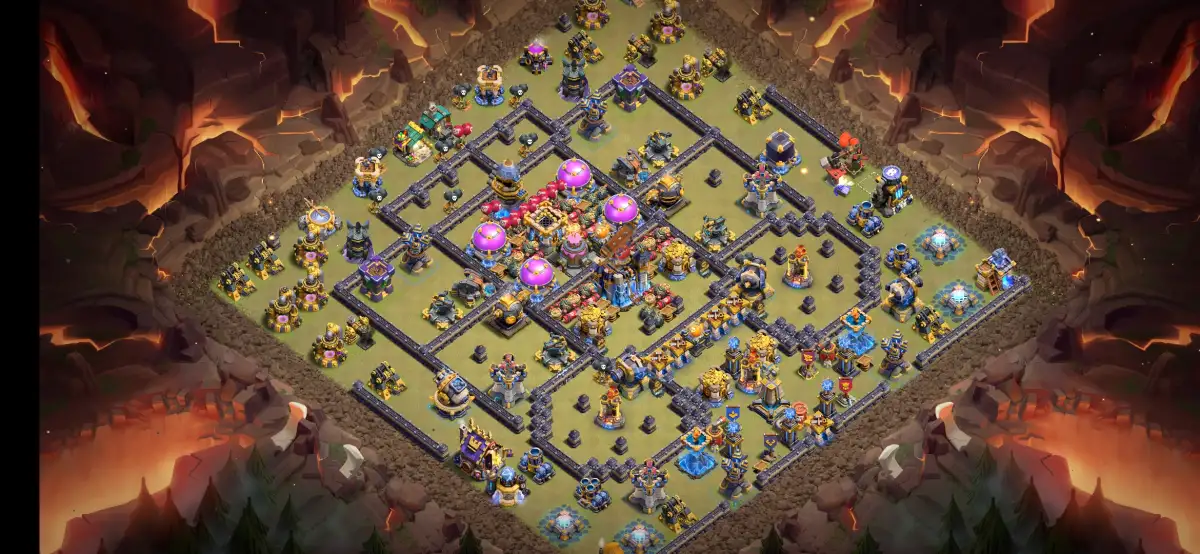 TH18 War Base Anti 2 Star for Clash of Clans Legend League