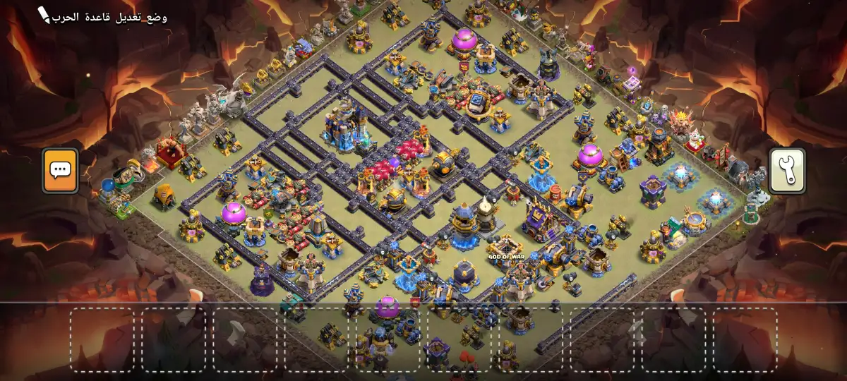 TH18 War Base with Split Core and Anti 2 Star Setup