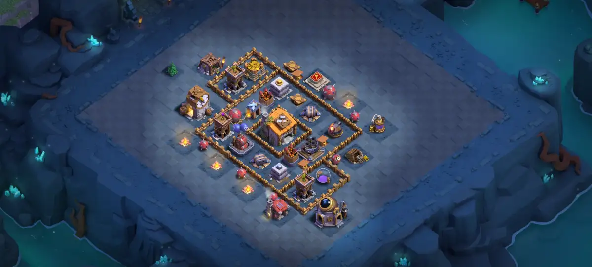 BH6 Builder Hall Base Layout for Clash of Clans Copy Link