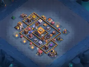 BH6 Builder Hall Base Layout for Clash of Clans Copy Link