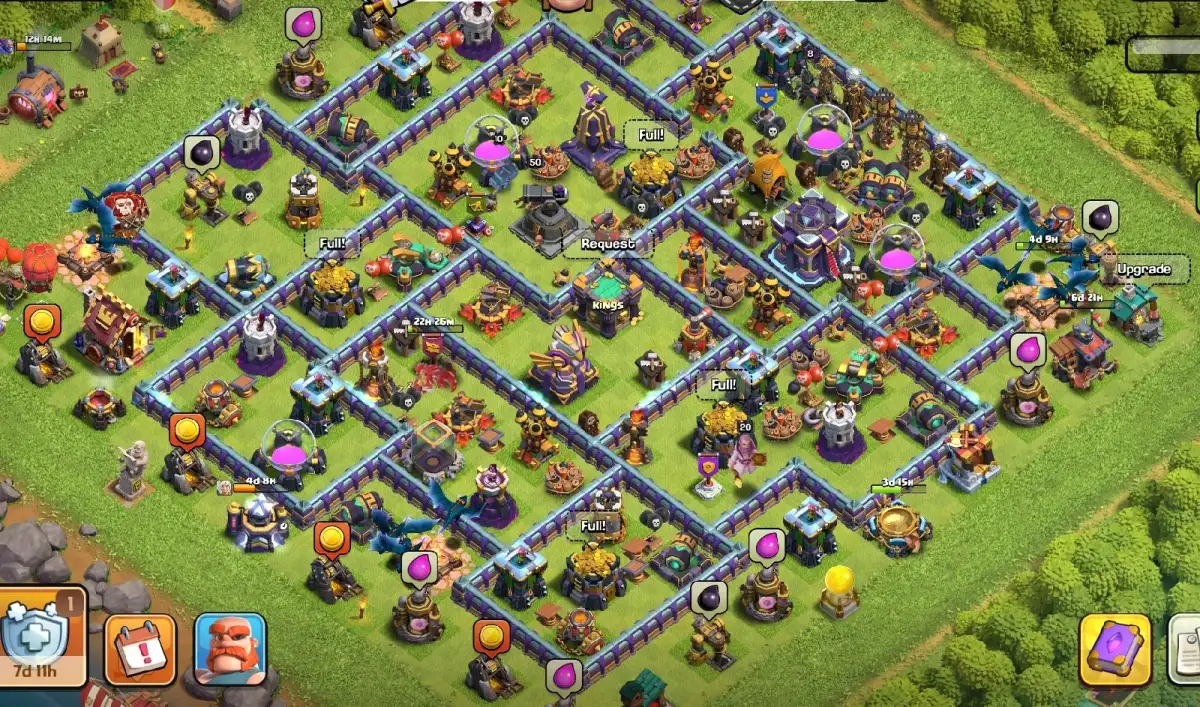 TH15 War Base Anti 3 Star Layout for Clash of Clans