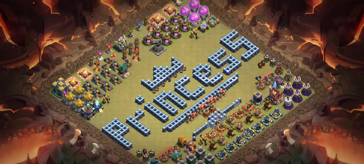 TH14 Troll Base Spelling TROLL BASE - Clash of Clans