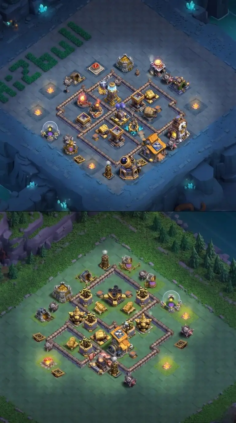 BH10 Builder Hall Base Layout for Clash of Clans Copy Link