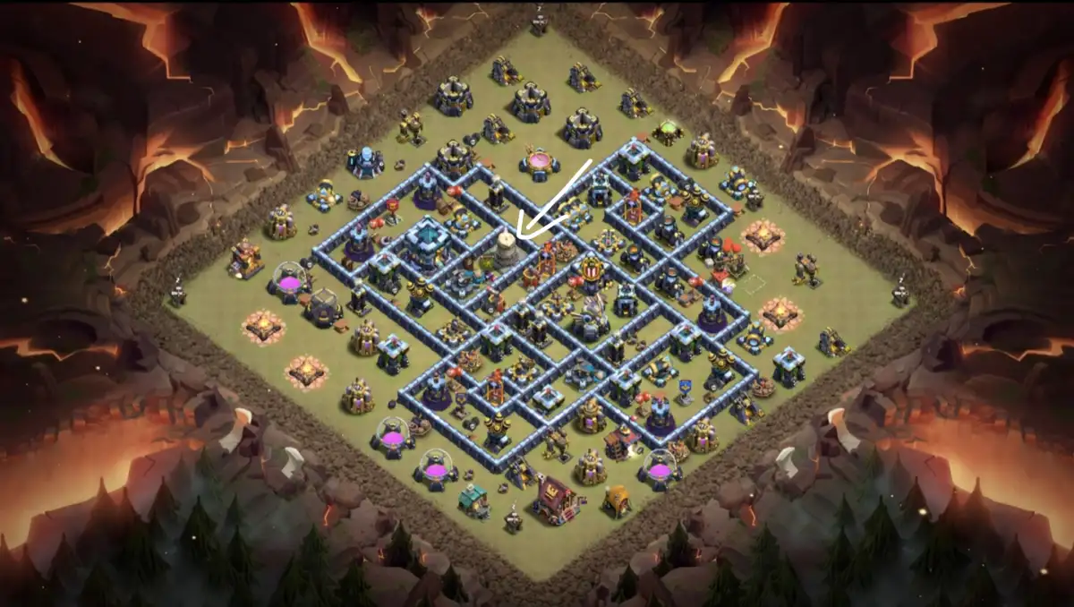 TH13 War Badr Anti 3 Star Base for Clash of Clans