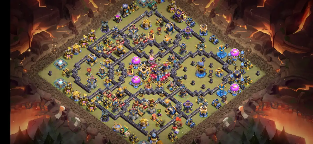 TH18 War Base Anti 2 Star for Legend League Copy Link