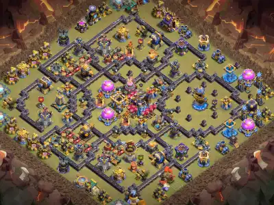 Layout TH18 War Base Anti 2 Star for Legend League Copy Link
