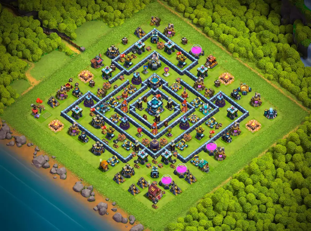 TH13 Legend League Base for Clash of Clans Defense