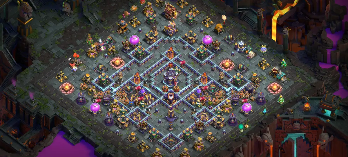 Super TH15 War Base LL and Anti E-Dragon