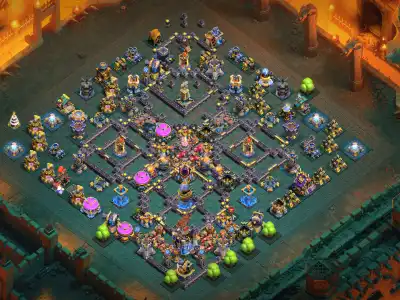 Layout TH18 War Base Copy Link Anti 2 Star Ring Layout