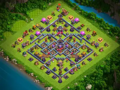 Layout TH15 Legend League Base Layout for Clash of Clans Defense