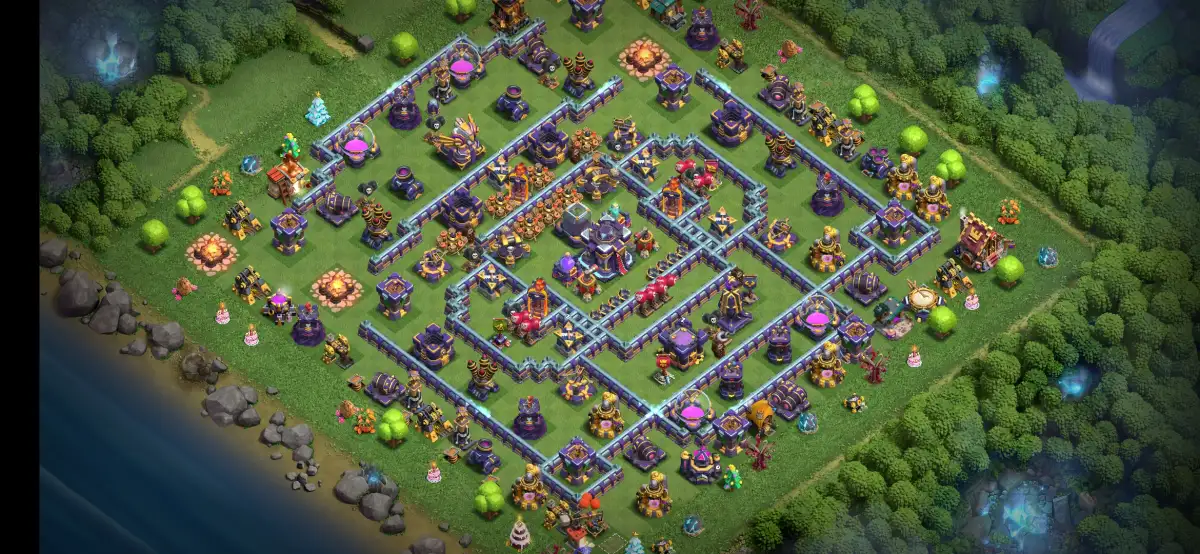 TH15 War Base Anti 2 Star for Clash of Clans Legends
