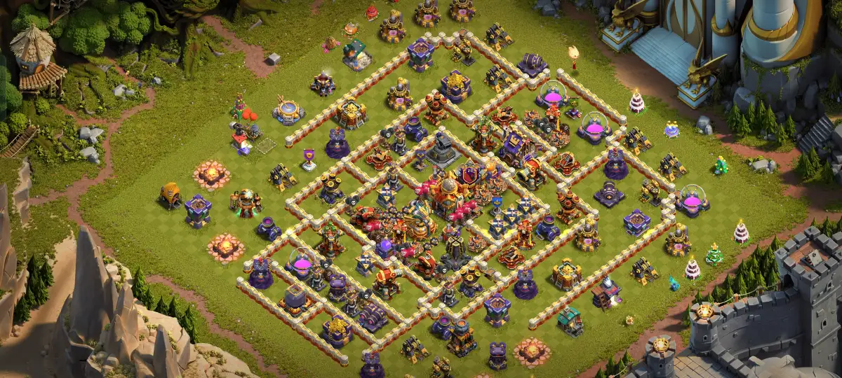 TH16 Anti Air Base Layout for Clash of Clans Copy Link