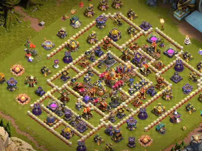 Layout TH16 Anti Air Base Layout for Clash of Clans Copy Link